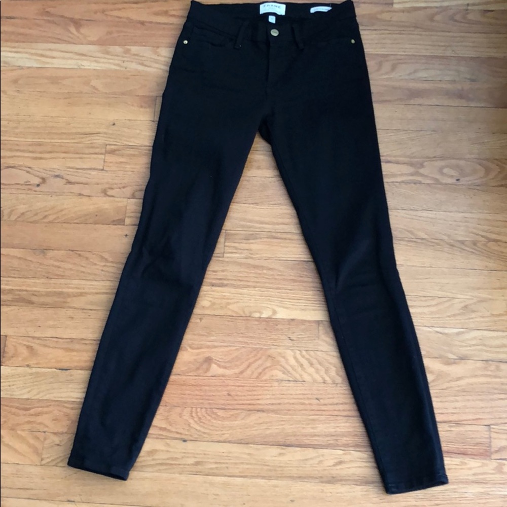 FRAME Black Skinny Jean (Le Skinny de Jeanne)